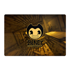 Магнитный плакат 3Х2 с принтом Bendy and the ink machine (33) , Полимерный материал с магнитным слоем | 6 деталей размером 9*9 см | bendy | bendy and the ink machine | бенди | бенди и чернильная машина