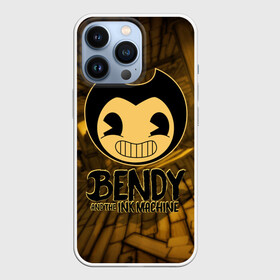 Чехол для iPhone 13 Pro с принтом Bendy and the ink machine (33) ,  |  | Тематика изображения на принте: bendy | bendy and the ink machine | бенди | бенди и чернильная машина