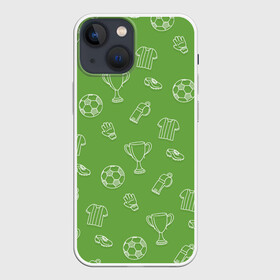Чехол для iPhone 13 mini с принтом Футбол ,  |  | ball | football | goal | sport | team | гол | игрок | кубок | мяч | спорт | тренер | футбол | футболист | чемпион | чемпионат