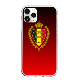 Чехол для iPhone 11 Pro Max матовый с принтом Сборная Бельгии , Силикон |  | сборная бельгии | футбол  | чемпионат мира