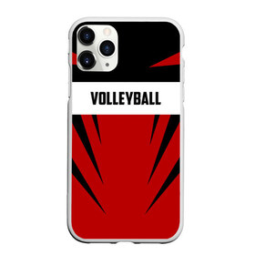 Чехол для iPhone 11 Pro Max матовый с принтом Volleyball , Силикон |  | Тематика изображения на принте: sport | volleyball | волейбол | спорт