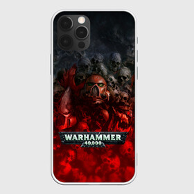 Чехол для iPhone 12 Pro с принтом Warhammer 40000: Dawn Of War , силикон | область печати: задняя сторона чехла, без боковых панелей | Тематика изображения на принте: relic entertainment | warhammer 40000: dawn of war | черепа