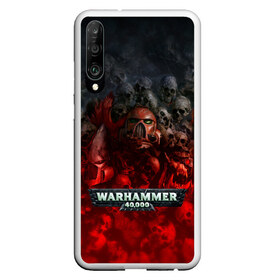 Чехол для Honor P30 с принтом Warhammer 40000 Dawn Of War , Силикон | Область печати: задняя сторона чехла, без боковых панелей | Тематика изображения на принте: relic entertainment | warhammer 40000: dawn of war | черепа