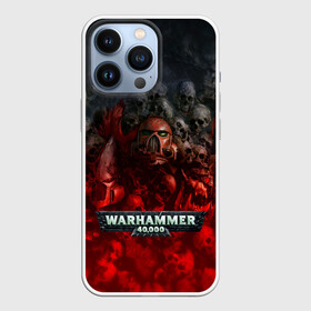 Чехол для iPhone 13 Pro с принтом Warhammer 40000: Dawn Of War ,  |  | Тематика изображения на принте: relic entertainment | warhammer 40000: dawn of war | черепа