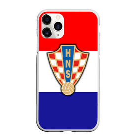 Чехол для iPhone 11 Pro Max матовый с принтом Сборная Хорватии флаг , Силикон |  | европы | хорватия | чемпионат мира | чм