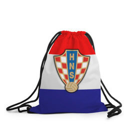 Рюкзак-мешок 3D с принтом Сборная Хорватии флаг , 100% полиэстер | плотность ткани — 200 г/м2, размер — 35 х 45 см; лямки — толстые шнурки, застежка на шнуровке, без карманов и подкладки | европы | хорватия | чемпионат мира | чм