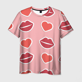 Мужская футболка 3D с принтом Love , 100% полиэфир | прямой крой, круглый вырез горловины, длина до линии бедер | boy | girl | happy | kiss | love | ангел | гламур | губы | девушка | жена | лето | любовь | муж | парень | позитив | поцелуй | радость | свадьба | семья | сердечко | сердце | счастье