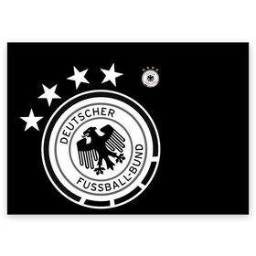 Поздравительная открытка с принтом Сборная Германии Exclusive , 100% бумага | плотность бумаги 280 г/м2, матовая, на обратной стороне линовка и место для марки
 | германия | европы | мира | сборная | футбол | чемпионат | чм