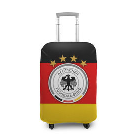 Чехол для чемодана 3D с принтом Сборная Германии флаг , 86% полиэфир, 14% спандекс | двустороннее нанесение принта, прорези для ручек и колес | германия | европы | мира | чемпионат | чм