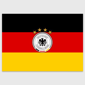 Поздравительная открытка с принтом Сборная Германии флаг , 100% бумага | плотность бумаги 280 г/м2, матовая, на обратной стороне линовка и место для марки
 | германия | европы | мира | чемпионат | чм