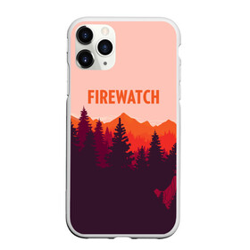 Чехол для iPhone 11 Pro матовый с принтом FIREWATCH , Силикон |  | art | campo santo | firewatch | game | горы | закат | игра | лес | пейзаж | пожарный дозор | солнце | холмы