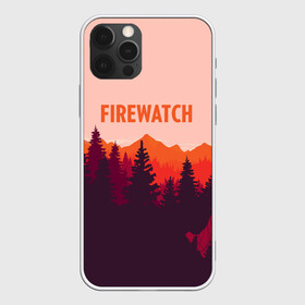 Чехол для iPhone 12 Pro с принтом FIREWATCH , силикон | область печати: задняя сторона чехла, без боковых панелей | art | campo santo | firewatch | game | горы | закат | игра | лес | пейзаж | пожарный дозор | солнце | холмы