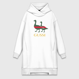 Платье-худи хлопок с принтом Gussi GG ,  |  | gucci | gussi | гуси | гучи