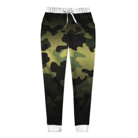 Женские брюки 3D с принтом Camouflage - Series 3 (Shorts,Pants) , полиэстер 100% | прямой крой, два кармана без застежек по бокам, с мягкой трикотажной резинкой на поясе и по низу штанин. В поясе для дополнительного комфорта — широкие завязки | 0x000000123 | camo | green | зелёный | камуфляж | спорт