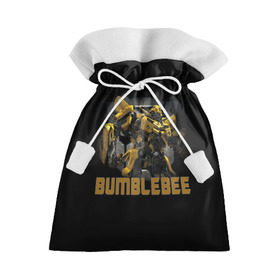 Подарочный 3D мешок с принтом Автобот Бамблби , 100% полиэстер | Размер: 29*39 см | Тематика изображения на принте: bumblebee | бамблби | герой | камаро | прайм | трансформеры | фильм | шевроле