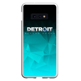 Чехол для Samsung S10E с принтом DETROIT BECOME HUMAN , Силикон | Область печати: задняя сторона чехла, без боковых панелей | connor | cyberlife | detroit become human | deviant | kara | markus | ps4 | rk800 |  detroit: become human | детроит | детроит: стать человеком | игры | кара | коннор | конор | кэра | маркус | пиратs | эксклюзив