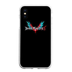 Чехол для iPhone XS Max матовый с принтом Devil May Cry 5 , Силикон | Область печати: задняя сторона чехла, без боковых панелей | cry | dante | devil | dmc | game | may | данте | дьявол | игра | слэшер | экшн