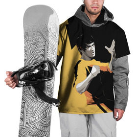 Накидка на куртку 3D с принтом Bruce Lee , 100% полиэстер |  | Тематика изображения на принте: bruce lee | актер | боец | воин | звезда | карате