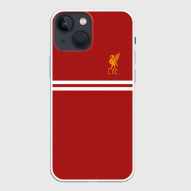 Чехол для iPhone 13 mini с принтом LIVERPOOL SPORT ,  |  | fc | football | football club | liverpool | sport | ливерпуль | спорт | спортивные | униформа | фирменные цвета | фк | футбол | футбольный клуб