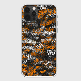 Чехол для iPhone 12 Pro с принтом Jump da f#ck up! , силикон | область печати: задняя сторона чехла, без боковых панелей | Тематика изображения на принте: slipknot | soulfly | u rban | белый | графити | граффити | камуфляж | надпись | оранжевый | черный