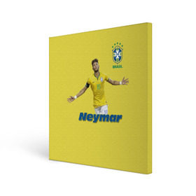 Холст квадратный с принтом Неймар , 100% ПВХ |  | Тематика изображения на принте: neymar | неймар | сборная бразилии | футбол