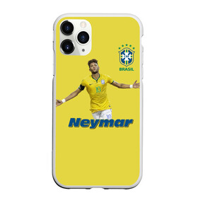 Чехол для iPhone 11 Pro матовый с принтом Неймар , Силикон |  | neymar | неймар | сборная бразилии | футбол