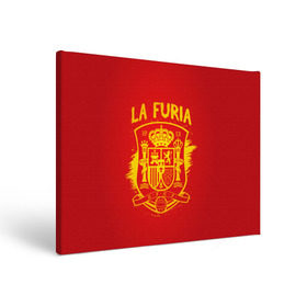 Холст прямоугольный с принтом Сборная Испании , 100% ПВХ |  | la furia | lafuria | roja | spain | team | диего | иньеста | испания | коста | красная | сильва | форма | фурия | чемпионат мира. футбол