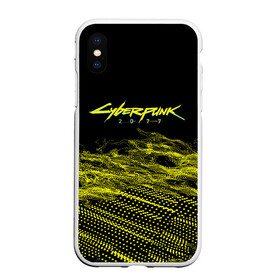 Чехол для iPhone XS Max матовый с принтом Cyber Punk 2077 , Силикон | Область печати: задняя сторона чехла, без боковых панелей | Тематика изображения на принте: cd projekt red | cyberpunk | cyberpunk 2077 | e3 | ps4 | rpg | v | xbox | будущее | киберпанк | киберпанк 2077 | от создателей ведьмака | рпг