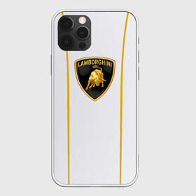 Чехол для iPhone 12 Pro Max с принтом LAMBORGHINI , Силикон |  | auto | lamborghini | sport | авто | автомобиль | автомобильные | бренд | ламборджини | лого | логотип | марка | спорт