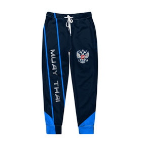 Мужские брюки 3D с принтом Muay Thai , 100% полиэстер | манжеты по низу, эластичный пояс регулируется шнурком, по бокам два кармана без застежек, внутренняя часть кармана из мелкой сетки | Тематика изображения на принте: muay thai | sport | муай тай | спорт | спортсмен