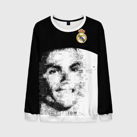 Мужской свитшот 3D с принтом Ronaldo Real Exclusive , 100% полиэстер с мягким внутренним слоем | круглый вырез горловины, мягкая резинка на манжетах и поясе, свободная посадка по фигуре | 