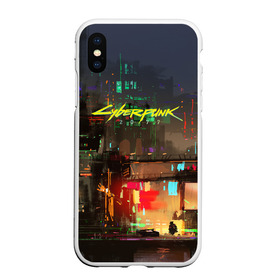 Чехол для iPhone XS Max матовый с принтом Cyber Punk 2077 , Силикон | Область печати: задняя сторона чехла, без боковых панелей | Тематика изображения на принте: cd projekt red | cyberpunk | cyberpunk 2077 | e3 | ps4 | rpg | v | xbox | будущее | киберпанк | киберпанк 2077 | от создателей ведьмака | рпг