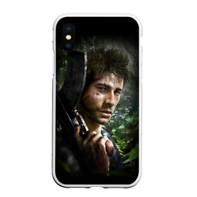 Чехол для iPhone XS Max матовый с принтом Far Cry 3 , Силикон | Область печати: задняя сторона чехла, без боковых панелей | Тематика изображения на принте: 3d | action | fire | rpg | truck | огонь | оружия | открытый  мир | пистолет | фар край