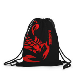 Рюкзак-мешок 3D с принтом Scorpions , 100% полиэстер | плотность ткани — 200 г/м2, размер — 35 х 45 см; лямки — толстые шнурки, застежка на шнуровке, без карманов и подкладки | scorpions | группа | скорпионс | хард | хардрок