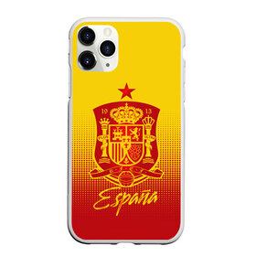 Чехол для iPhone 11 Pro Max матовый с принтом Сборная Испании , Силикон |  | la furia | lafuria | roja | spain | team | игровая форма | испания | красная ярость | фурия | футбол | чемпионат мира