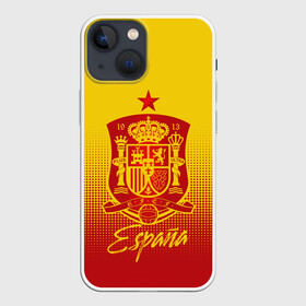 Чехол для iPhone 13 mini с принтом Сборная Испании ,  |  | la furia | lafuria | roja | spain | team | игровая форма | испания | красная ярость | фурия | футбол | чемпионат мира