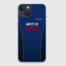 Чехол для iPhone 13 с принтом Субару WRX STI Pro Sport ,  |  | subaru | марка | машины | субару