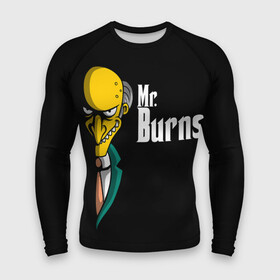 Мужской рашгард 3D с принтом Mr. Burns (Simpsons) ,  |  | burns | mr | mr. burns | simpsons | мистер бернс | симпсоны