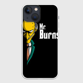Чехол для iPhone 13 mini с принтом Mr. Burns (Simpsons) ,  |  | burns | mr | mr. burns | simpsons | мистер бернс | симпсоны