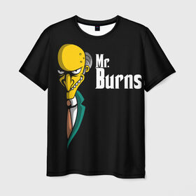 Мужская футболка 3D с принтом Mr. Burns (Simpsons) , 100% полиэфир | прямой крой, круглый вырез горловины, длина до линии бедер | burns | mr | mr. burns | simpsons | мистер бернс | симпсоны