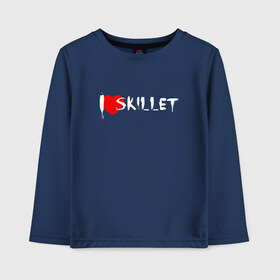 Детский лонгслив хлопок с принтом I love Skillet , 100% хлопок | круглый вырез горловины, полуприлегающий силуэт, длина до линии бедер | skilet | skillet | альтернативный | гранж | группа | джен леджер | джон купер | индастриал | кори купер | метал | ню | пост | рок | сет моррисон | симфоник | скилет | хард | христианский