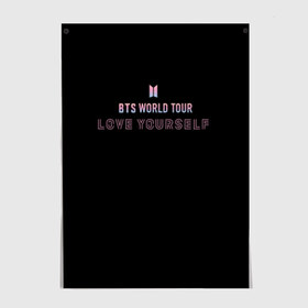 Постер с принтом BTS WORLD TOUR_color , 100% бумага
 | бумага, плотность 150 мг. Матовая, но за счет высокого коэффициента гладкости имеет небольшой блеск и дает на свету блики, но в отличии от глянцевой бумаги не покрыта лаком | bangtan boys | bts | бантаны | бтс