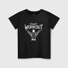 Детская футболка хлопок с принтом Stret WorkOut , 100% хлопок | круглый вырез горловины, полуприлегающий силуэт, длина до линии бедер | sport | stret workout | turnukman | ворк аут | воркаут | воркаутер | гимнаст | гимнастика | зож | зожовец | надпись | спорт | спортсмен | тренировка | турник мэн | турникмен | уличная | уличный