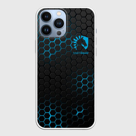 Чехол для iPhone 13 Pro Max с принтом TEAM LIQUID E SPORT ,  |  | 2019 | blue | cybersport | esport | liquid | logo | pro league | sci fi | team | team liquid | броня | киберспорт | логотип | ромб | текстура | тим ликвид | фирменные цвета