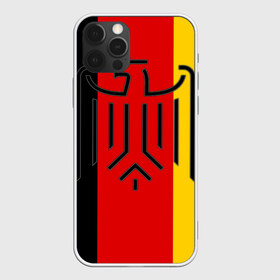 Чехол для iPhone 12 Pro Max с принтом German eagle , Силикон |  | герб | германский | немецкий | орел | флаг