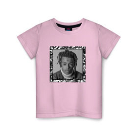 Детская футболка хлопок с принтом XXXTentacion Love , 100% хлопок | круглый вырез горловины, полуприлегающий силуэт, длина до линии бедер | art | rap | tentacion | xxx | xxxtentacion