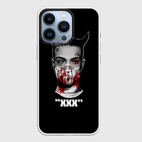 Чехол для iPhone 13 Pro с принтом XXX REVENGE ,  |  | Тематика изображения на принте: art | look at me | rap | revenge | tentacion | xxx | xxxtentacion