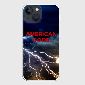 Чехол для iPhone 13 mini с принтом American Gods ,  |  | Тематика изображения на принте: american gods | omg | американские боги | джиллиан андерсон | иэн макшейн | пабло шрайбер | фантастика | эмили браунинг