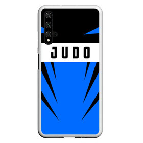 Чехол для Honor 20 с принтом Judo , Силикон | Область печати: задняя сторона чехла, без боковых панелей | judo | sport | дзюдо | дзюдоист | спорт