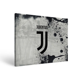 Холст прямоугольный с принтом Juventus New , 100% ПВХ |  | cr7 | juve | juventus | ronaldo | texture | брызги красок | герб италии | гранж | звезда | роналдо | текстура | флаг италии | ювентус